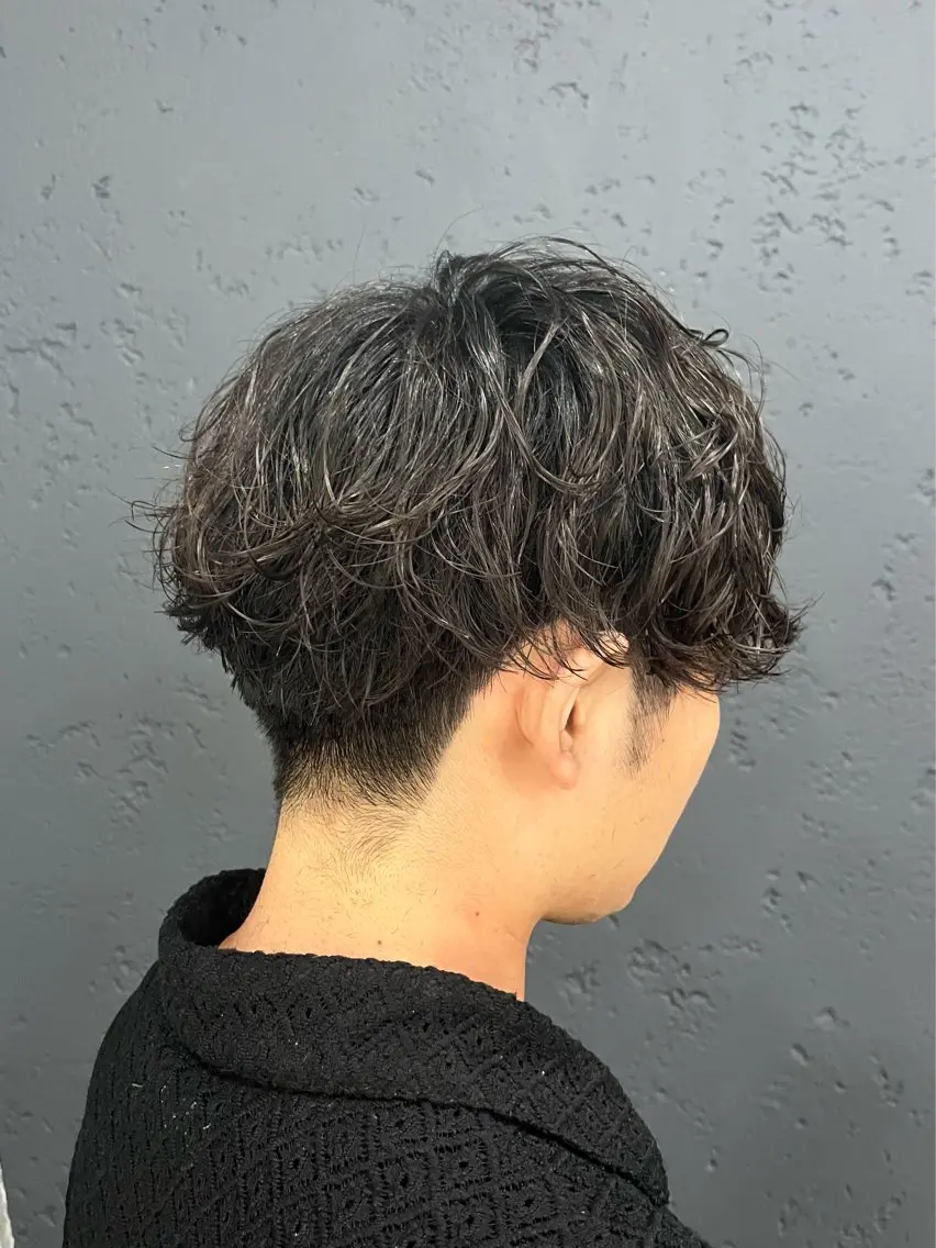 〖5月限定クーポン✨️〗メンズカット＋ダメージレスパーマ🫧 ͛.*の写真