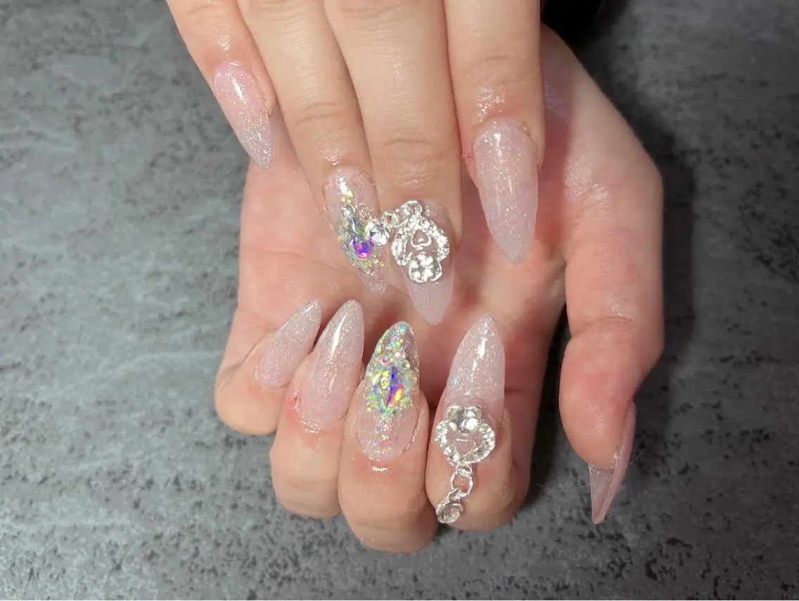 ネイル 韓国ネイル 持ち込み 春ネイル Mimi Nailのネイルデザイン