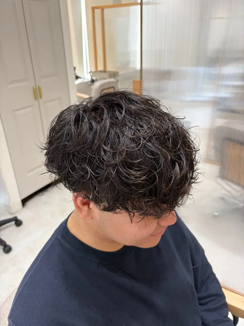 パーマ メンズ メンズパーマ ニュアンスパーマ パーマ 🫧艶髪ボブ🫧 チカのヘアスタイル