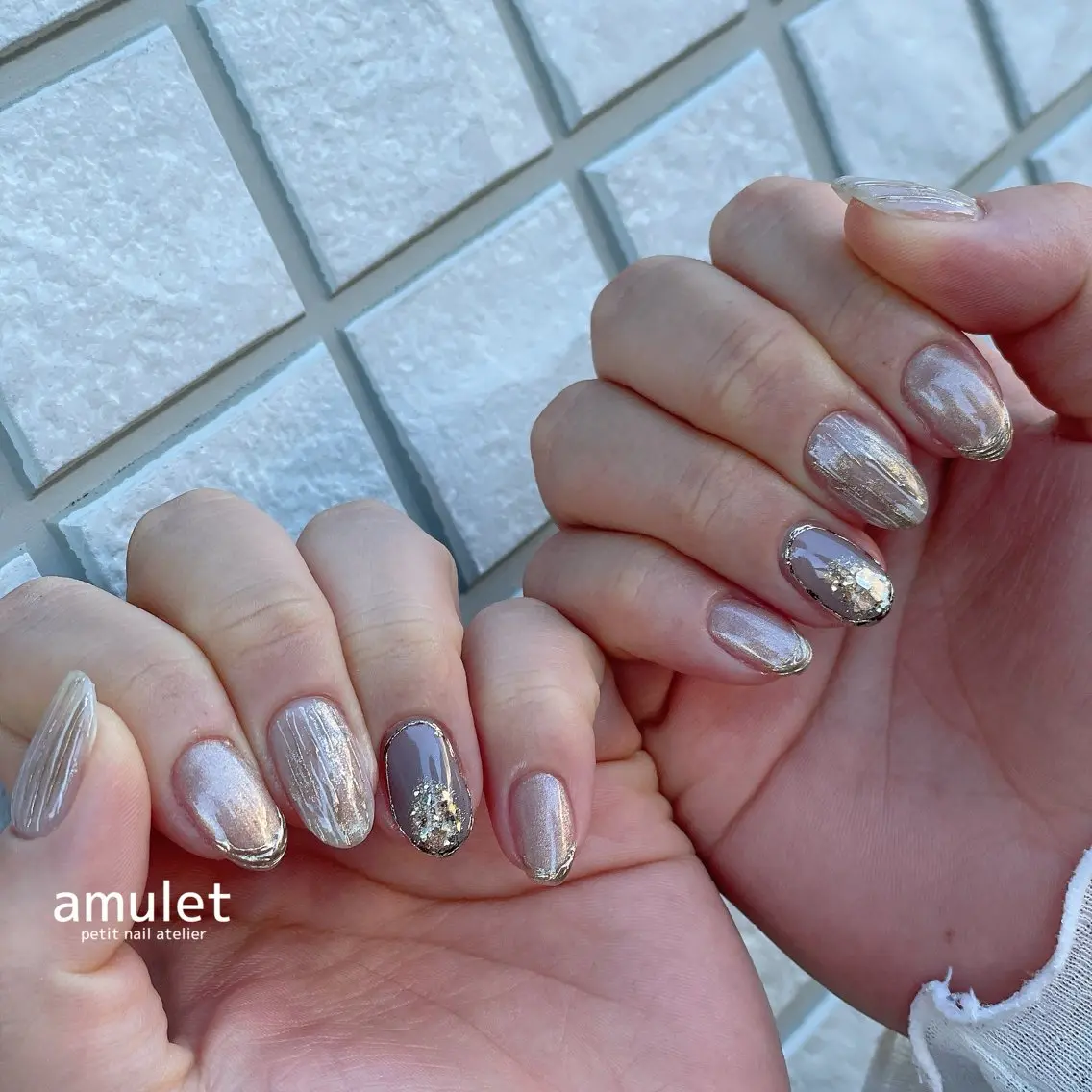 ネイル ニュアンスネイル ハンドネイル amulet TOMOMIのネイルデザイン