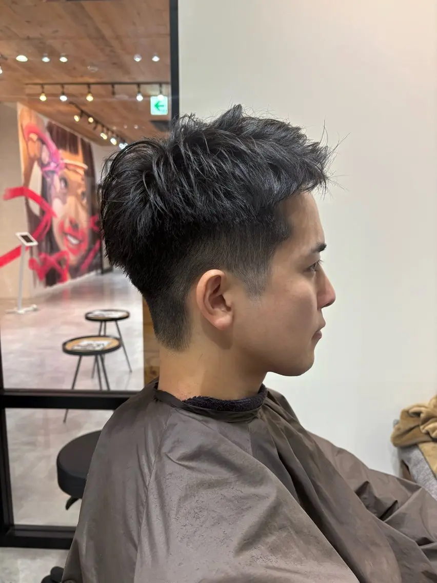 メンズ メンズショート カット メンズカット クドウユウキのヘアスタイル