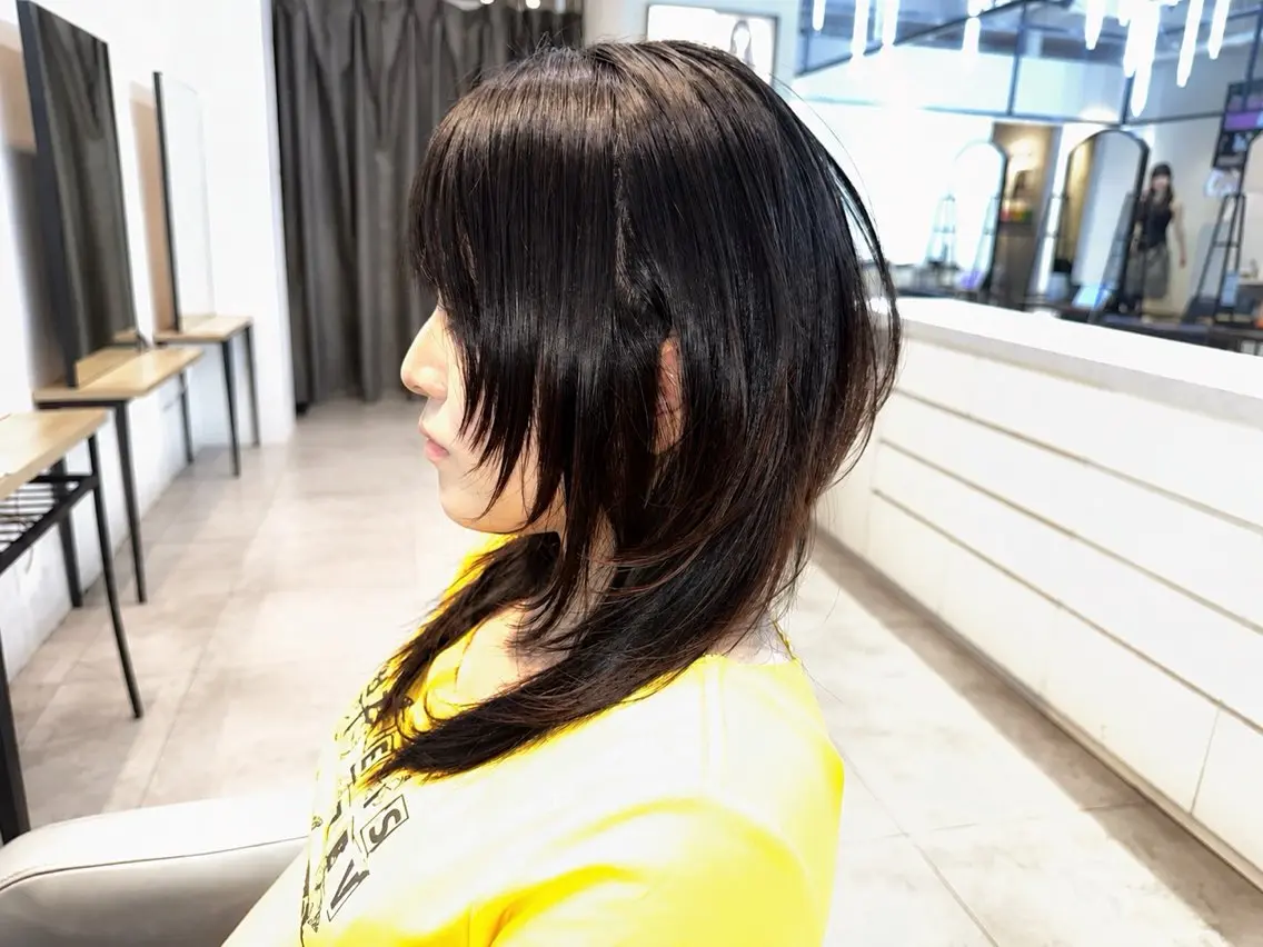 大人気カット🐺【韓国ハッシュ/平成hair】ハッシュカット🐺✖︎セラミドトリートメントの写真