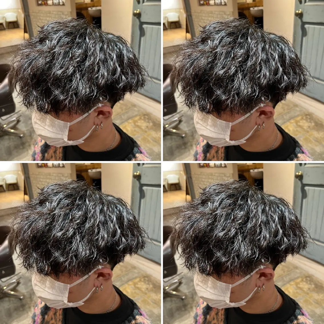 パーマ メンズ カット パーマ トリートメント ヘアセット メンズパーマ特化 望月謙二郎のヘアスタイル