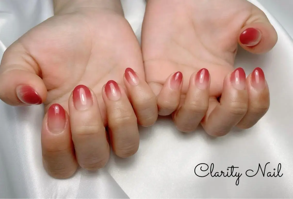 ネイル グラデーション ハンドネイル Clarity Nailのネイルデザイン