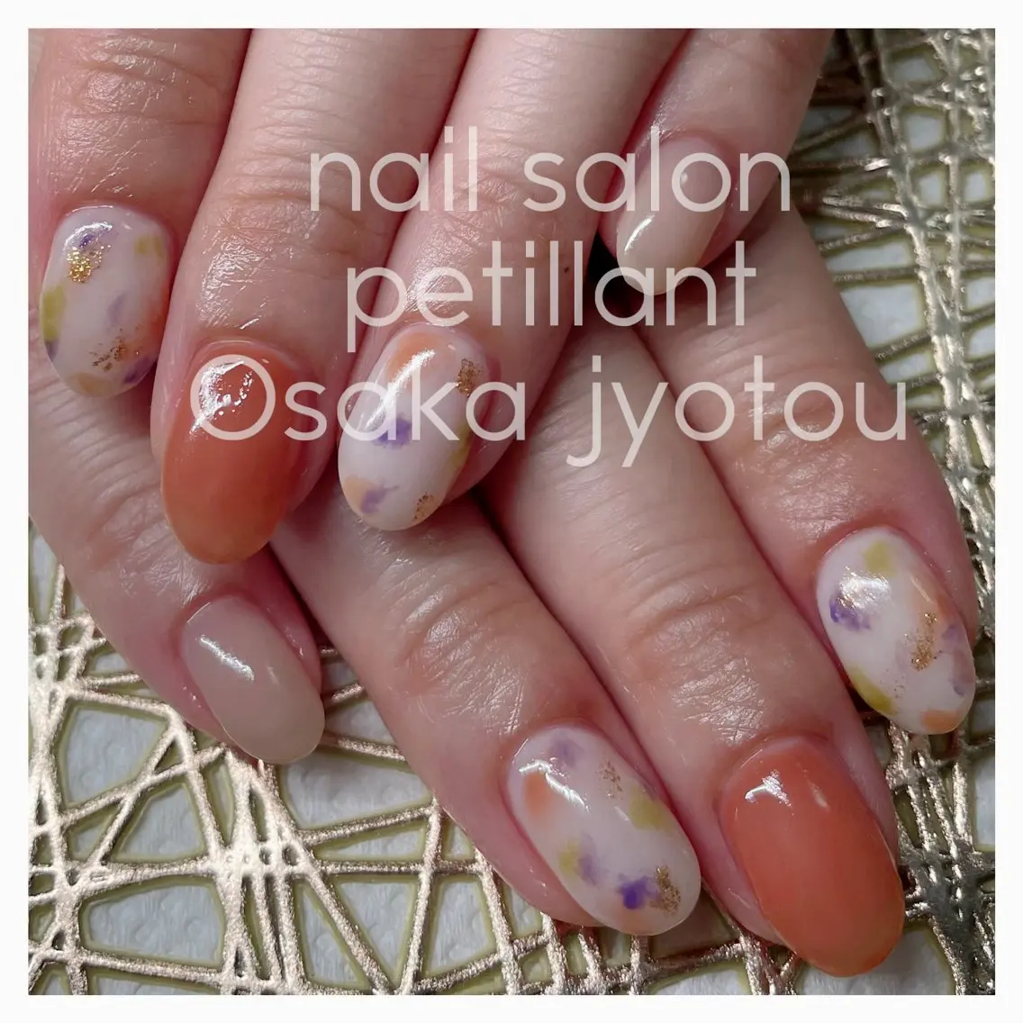 ネイル アートネイル フットネイル 春ネイル nail salon petillantのネイルデザイン