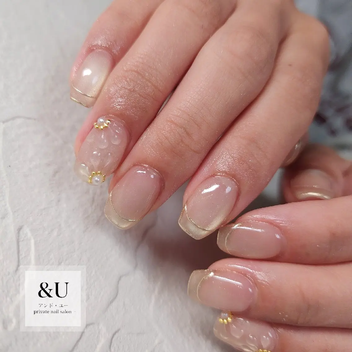 ネイル 持ち込み ハンドネイル ＆Ｕ (アンド・ユー)のネイルデザイン