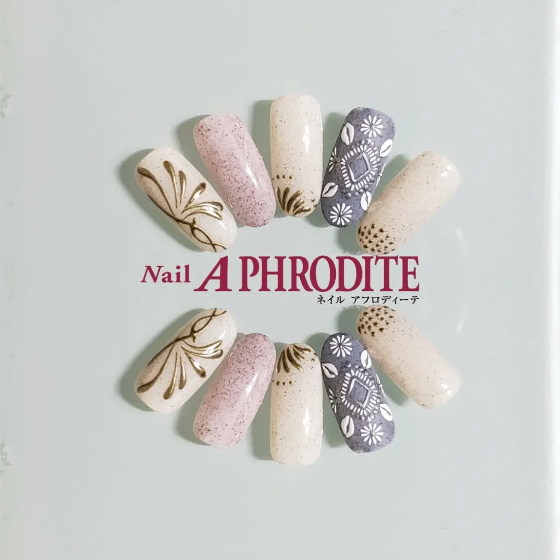 ネイル ジェルネイル ニュアンスネイル スカルプネイル ソフトジェル ネイルチップ ハンドネイル Nail Aphroditeのネイルデザイン