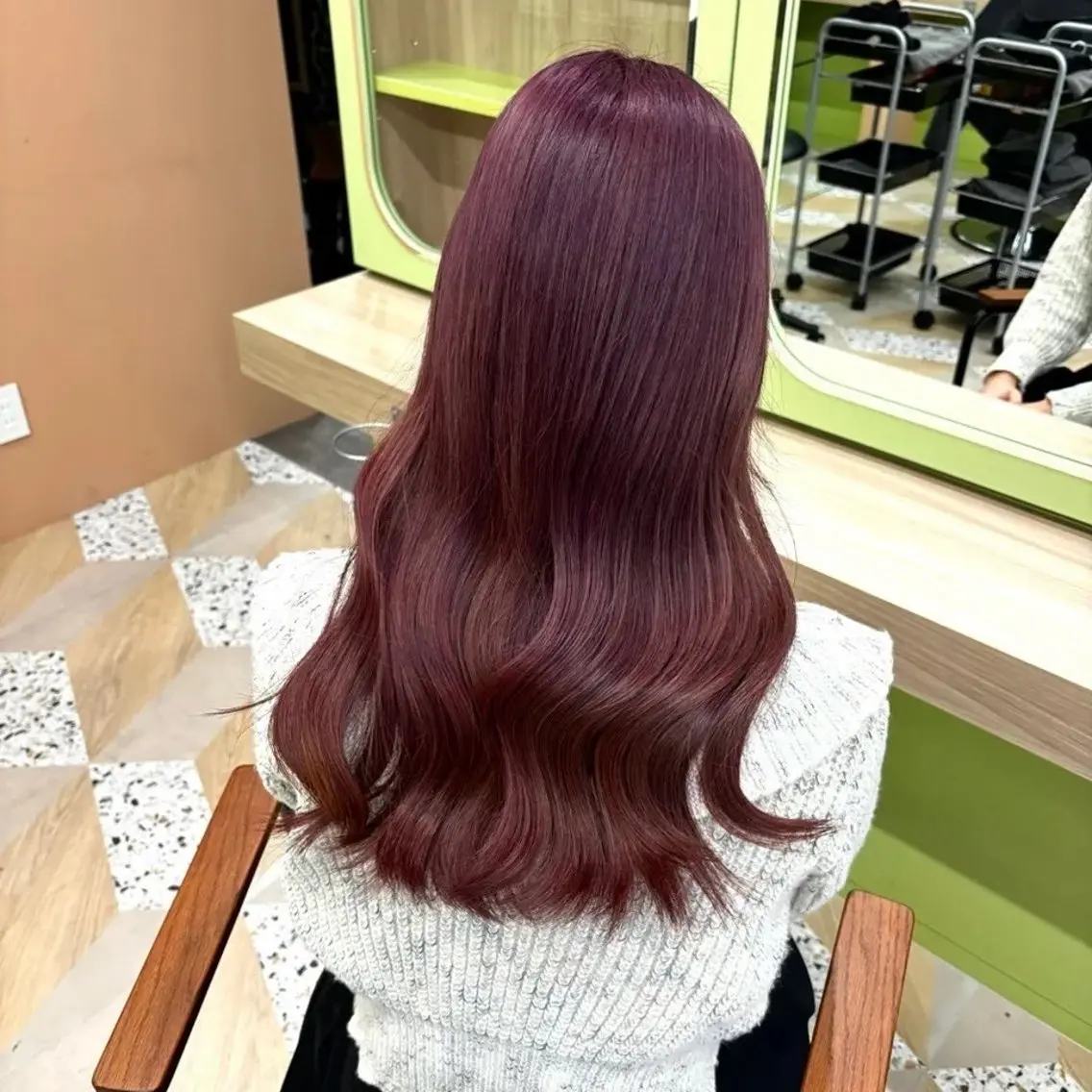 ロング カラー そら/心斎橋/韓国風 カモデル募集中✨のヘアスタイル