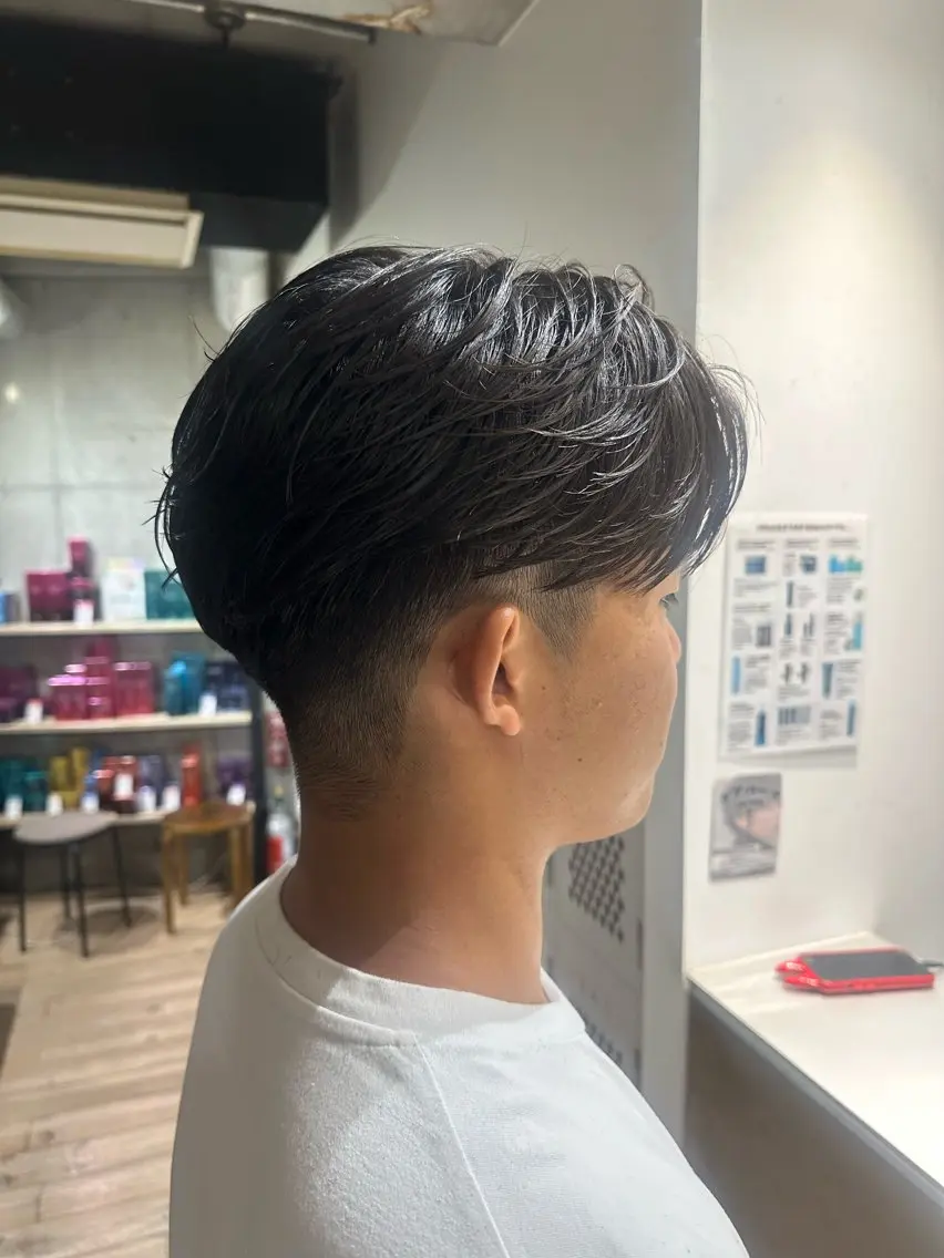ショート メンズ カット パーマ fifthパーマ特化 ユウリのヘアスタイル
