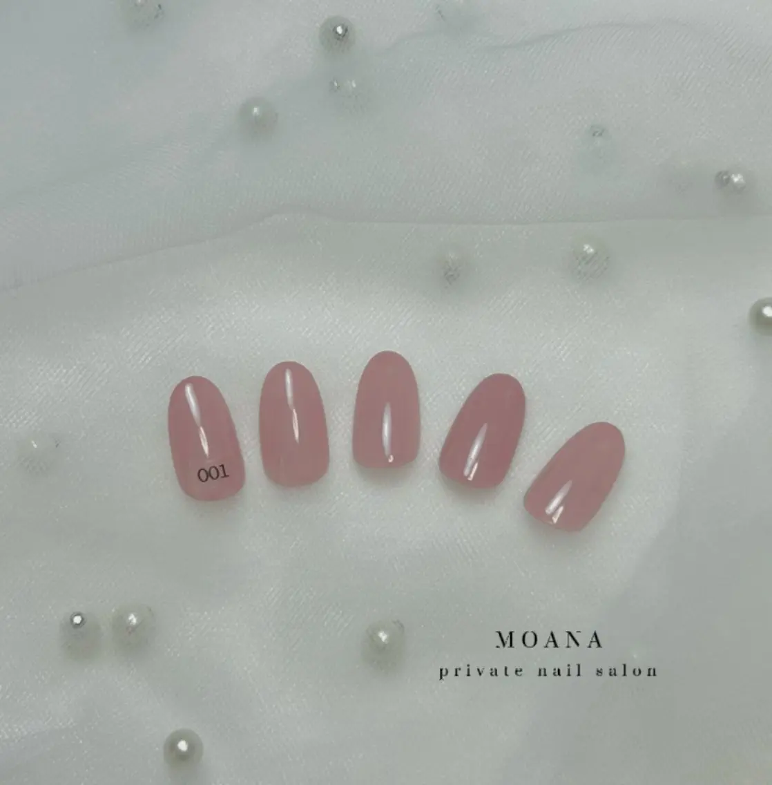ネイル オフィスネイル ワンカラーネイル MOANA NAILのネイルデザイン