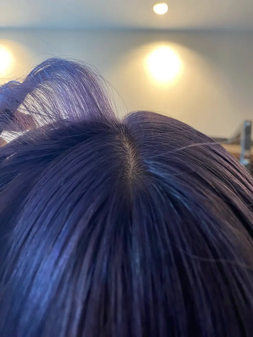 ミディアム カラー パープルカラー カット ヘアカラー 希優🌺ソムリエ /ブリーチ/カットのヘアスタイル