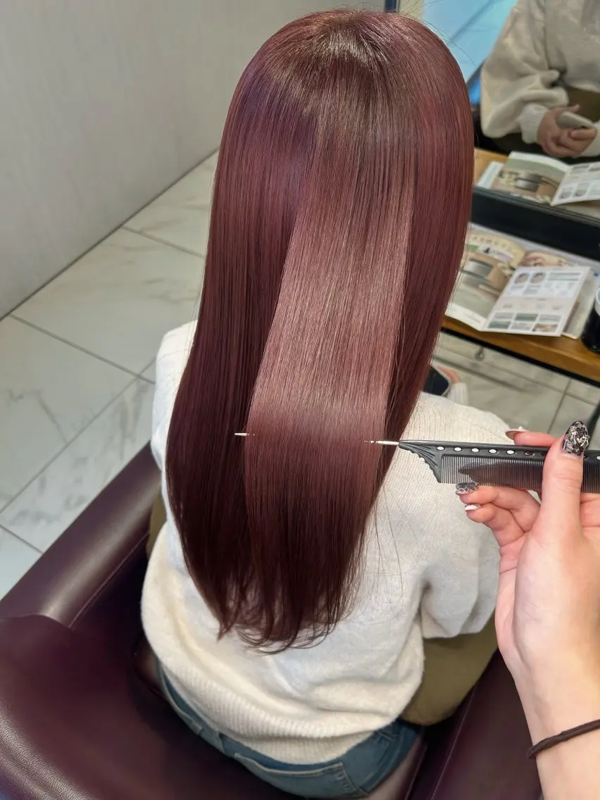 カラー ヘアカラー ️💜akari💜 ハイトーン/レイヤーのヘアスタイル