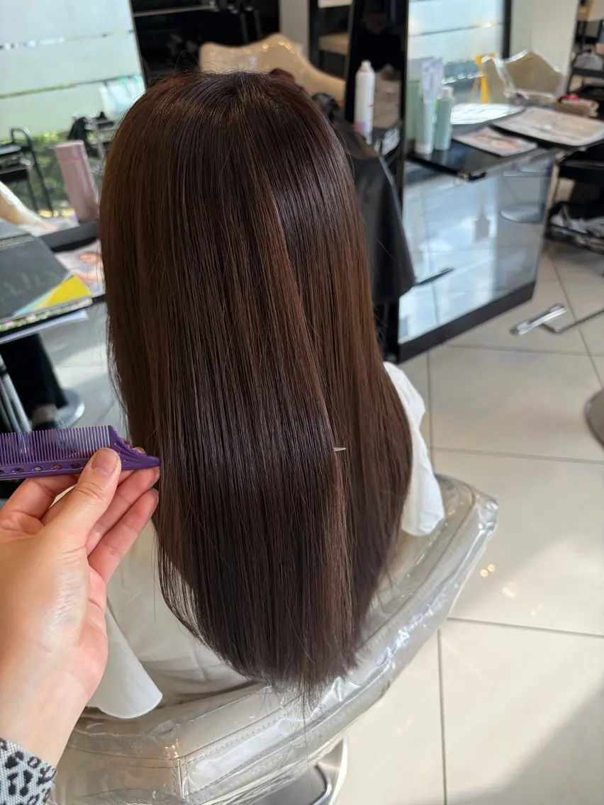 カラー ヘアカラー 高梨 礼奈のヘアスタイル