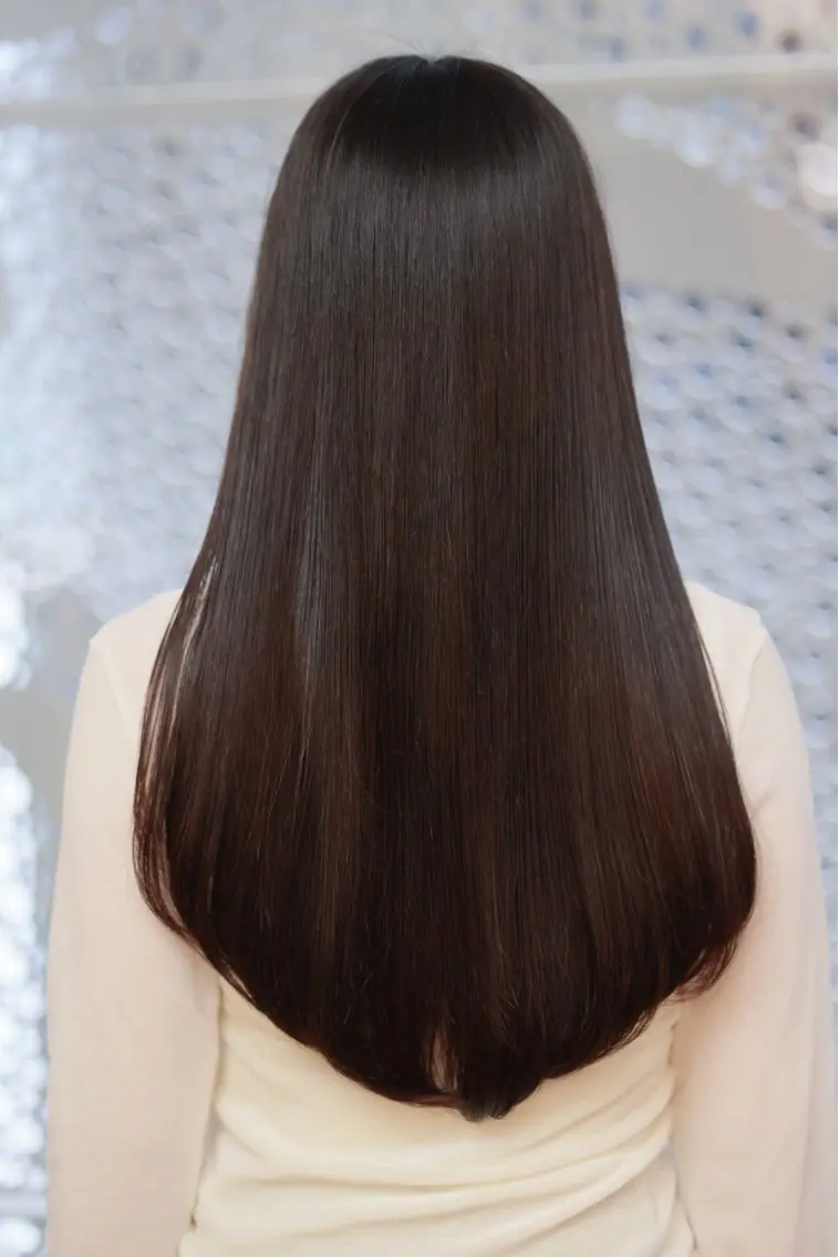 ロング カット ヘアカラー トリートメント 松田 響のヘアスタイル