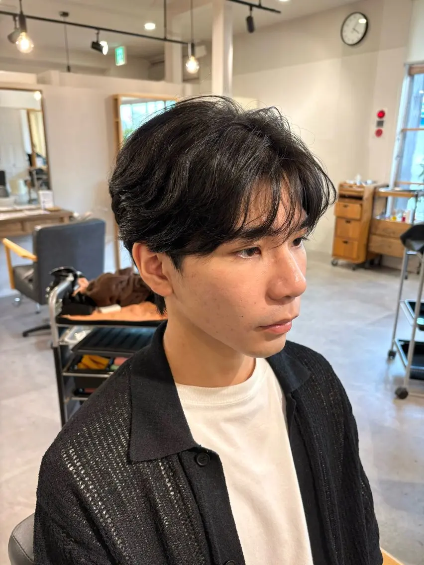 メンズ メンズ韓国風 マッシュ 栗原 歩美のヘアスタイル