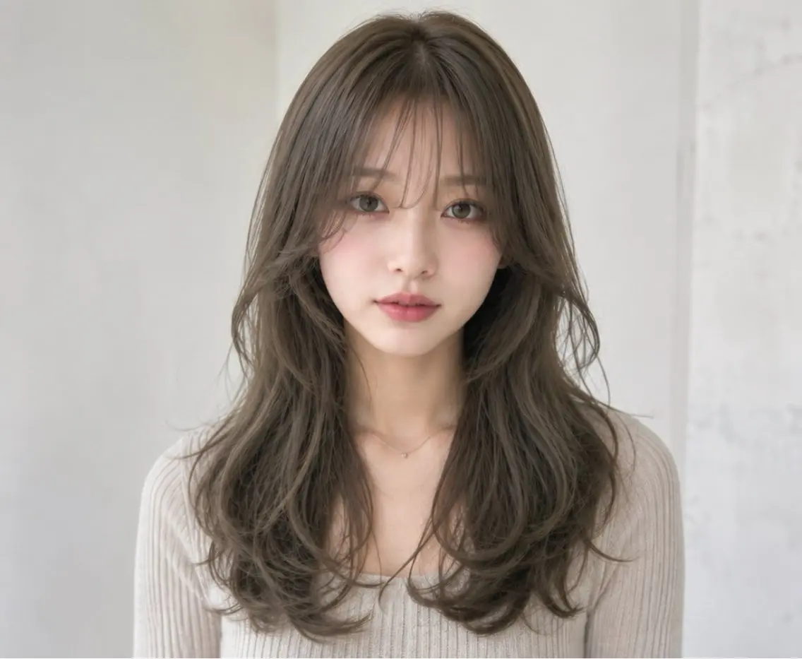 カラー 透明感カラー グレージュ オリーブカラー オリーブグレージュ オリーブグレー NOA福島 RENA🌼のヘアスタイル
