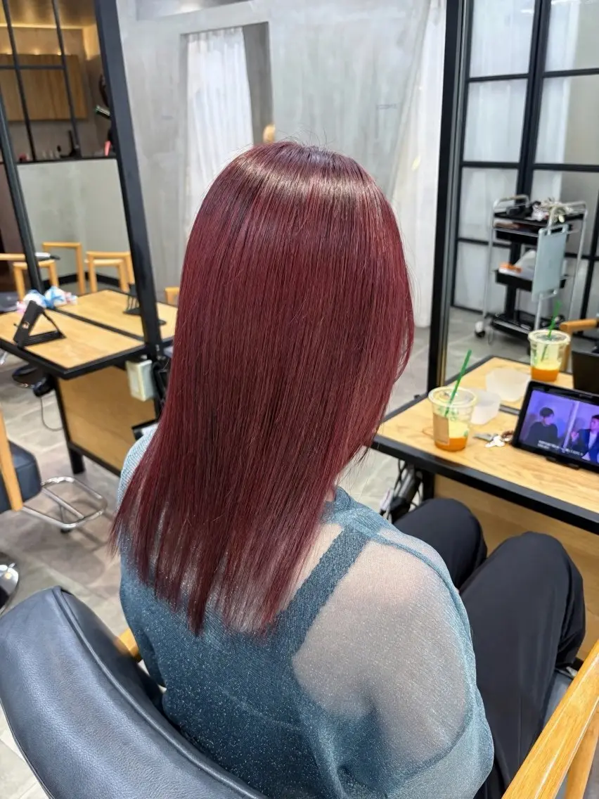 ミディアム カラー カット ヘアカラー トリートメント アニメオタク美容師/ miharuのヘアスタイル
