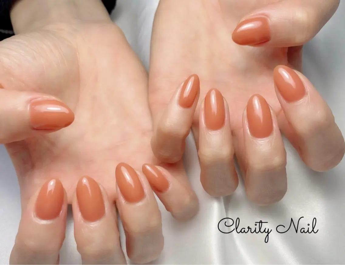 ネイル ワンカラーネイル ハンドネイル Clarity Nailのネイルデザイン