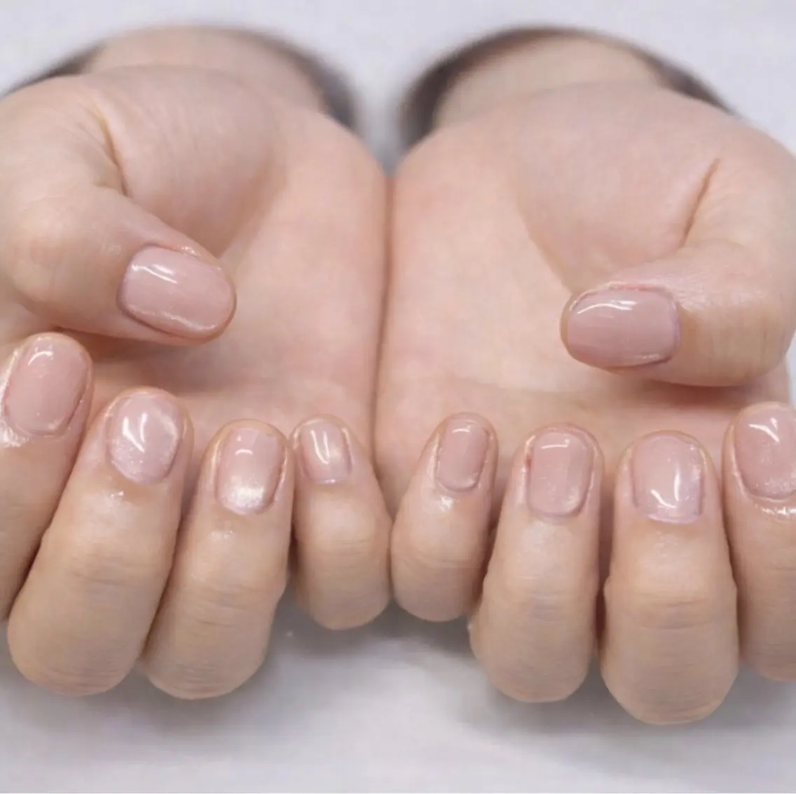 ネイル オフィスネイル ピンク ショートネイル シンプルネイル Kii nailのネイルデザイン