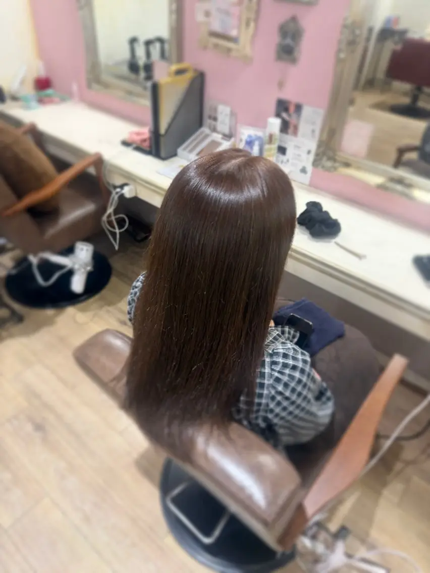 カラー ブルーカラー ブラウンカラー ナチュラルブラウン Plaatje🫧 碧のヘアスタイル