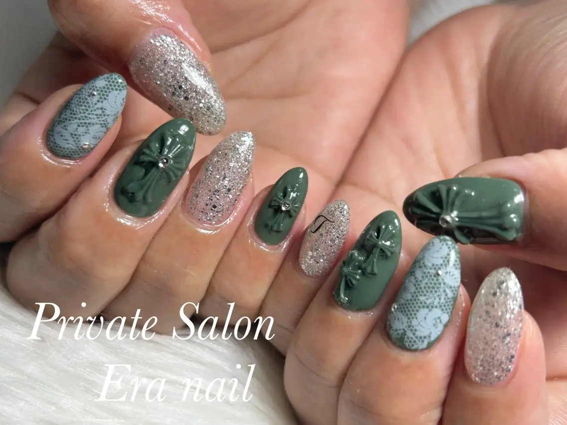 ネイル レース ハンドネイル Era nailのネイルデザイン
