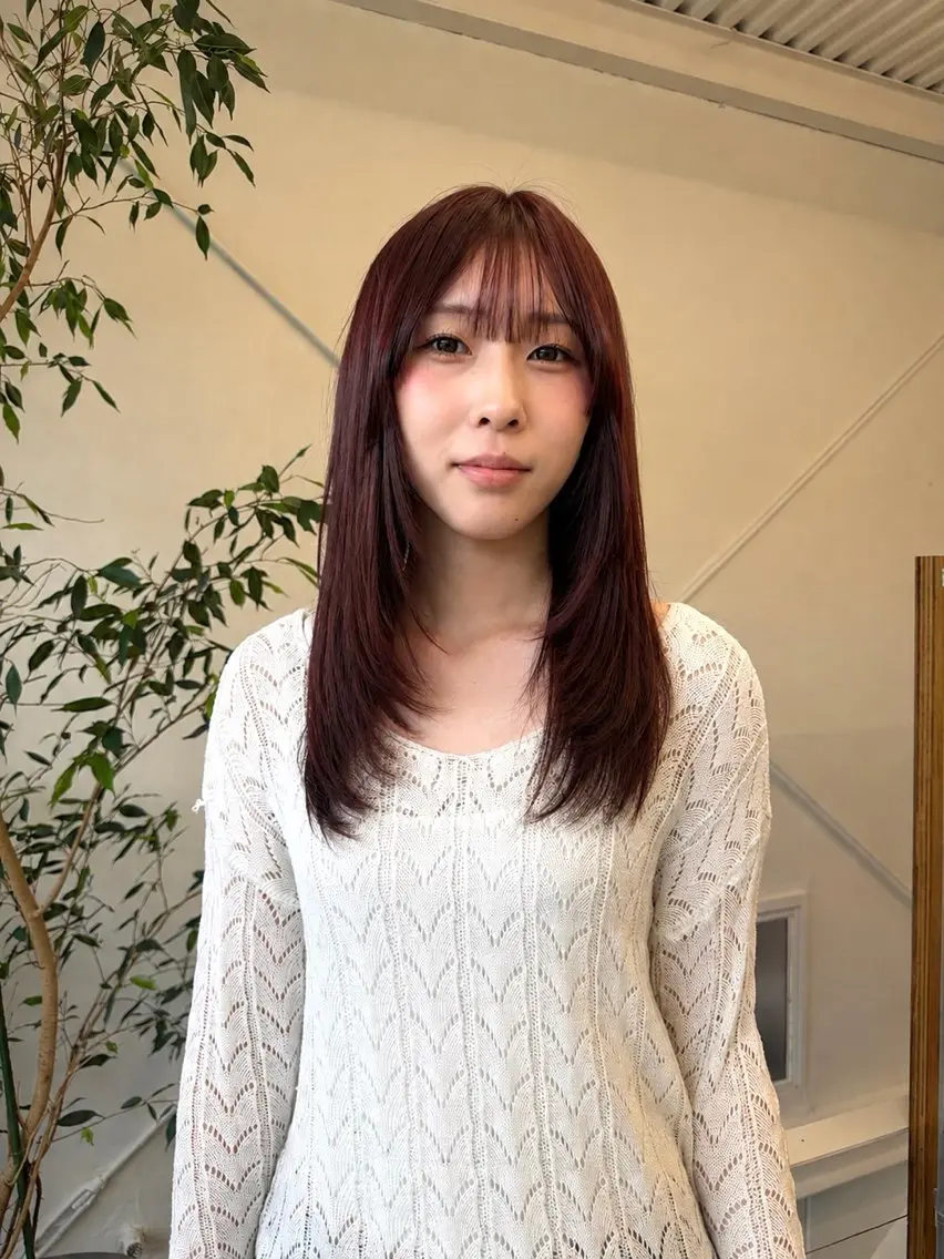 カラー 八事 yukii 橋本 心🫧のヘアスタイル
