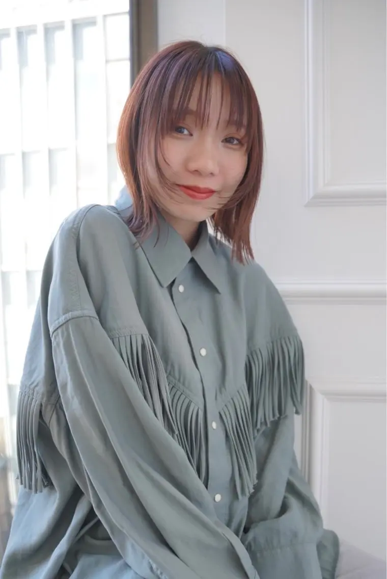 ミディアム 似合わせカット🌿 前川のヘアスタイル