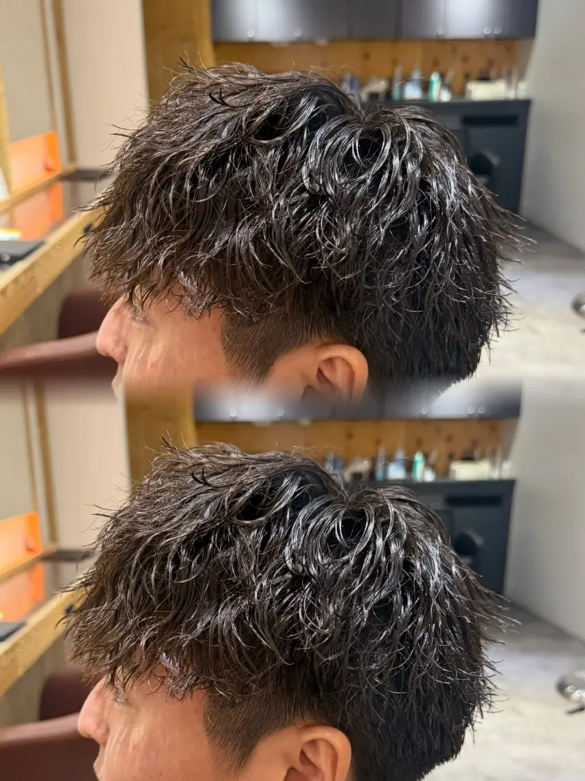 メンズ パーマ 縮毛矯正モデル募集中 SORAのヘアスタイル