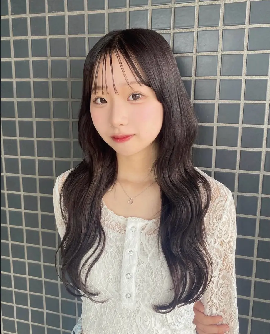ロング カラー ヘアカラー 阿部 未來のヘアスタイル