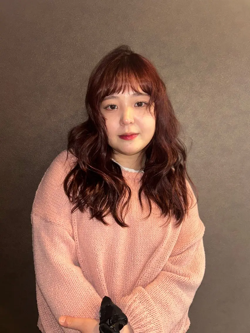セミロング カラー ヘアアレンジ ☕️結【suii.】 ボブ/ヘアセット☕️のヘアスタイル