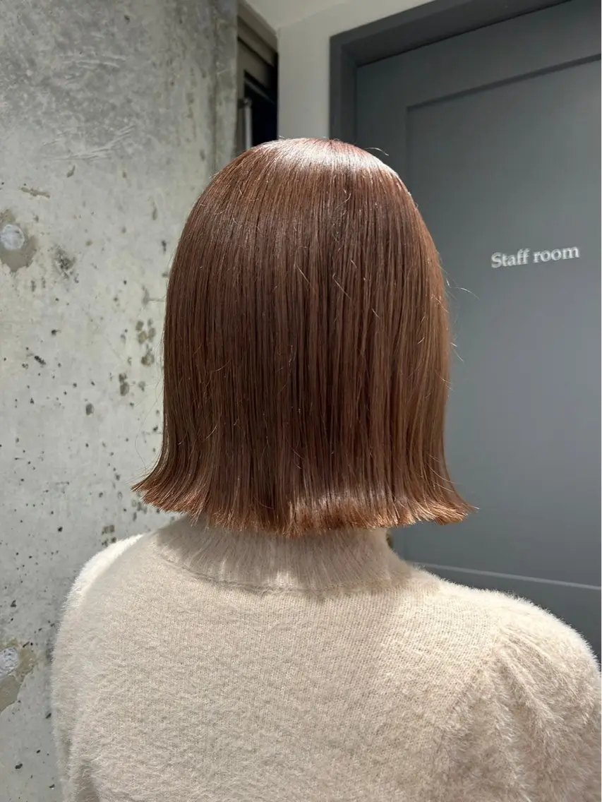 ミディアム カラー ヘアカラー 🌷柔らかカラー🍑 Miyu🪽のヘアスタイル
