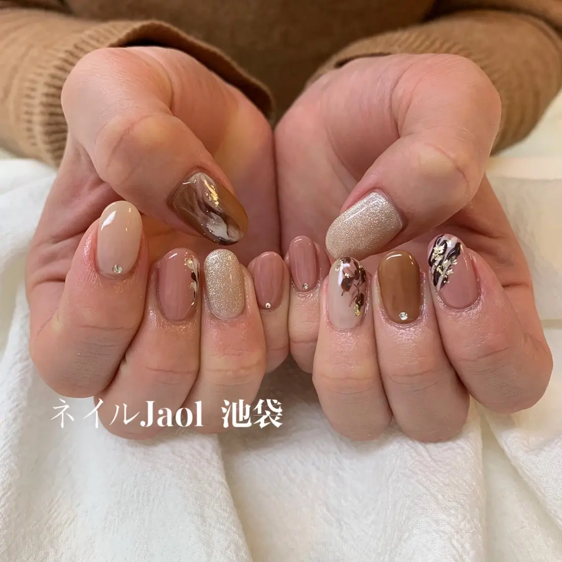 ミディアム ネイルJaol 池袋のネイルデザイン