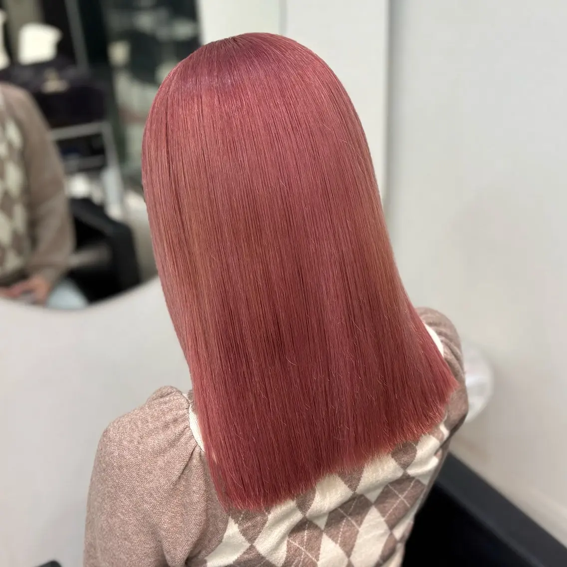 ロング カラー カット ヘアカラー トリートメント ヘアセット 色落ち綺麗🩰ハイ トーン🎀RINKAのヘアスタイル