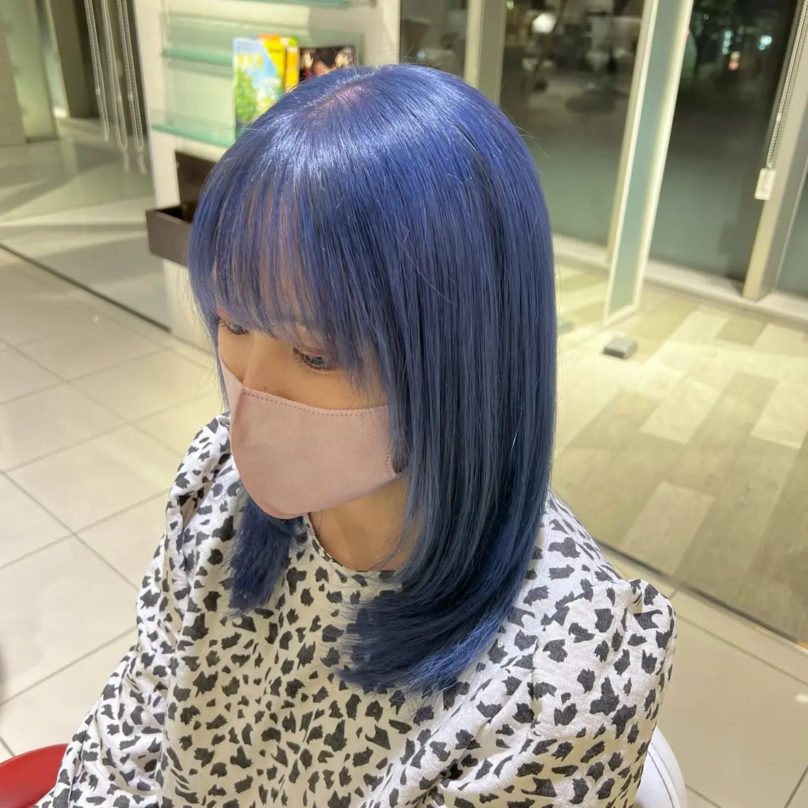 ミディアム カラー ヘアカラー トリートメント stylist 🐶内藤 成香のヘアスタイル