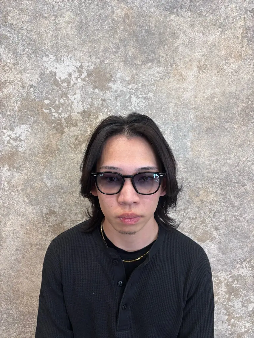 ミディアム 藤井 楓のヘアスタイル