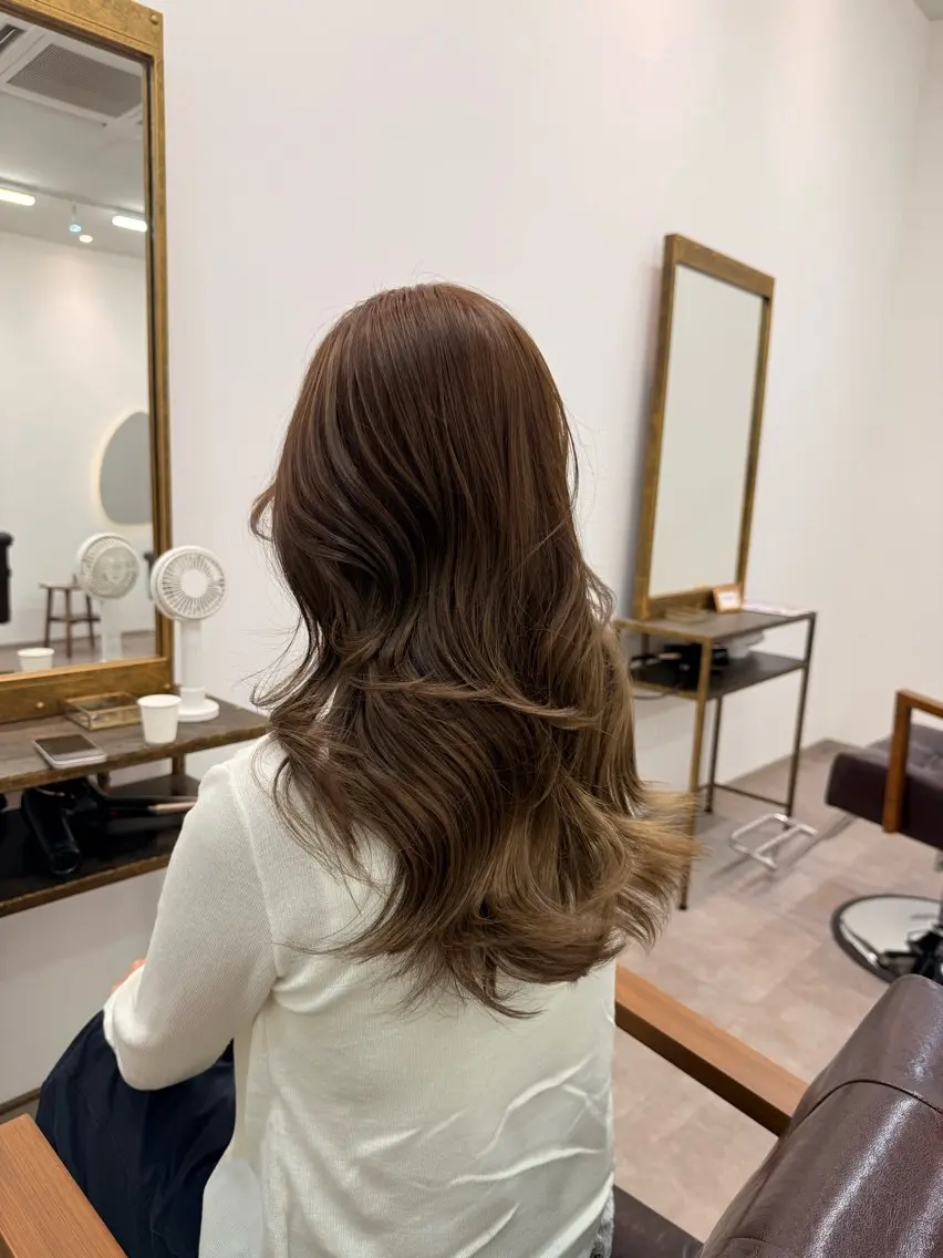 カラー ベージュカラー ヘアカラー qualia かとうたいがのヘアスタイル