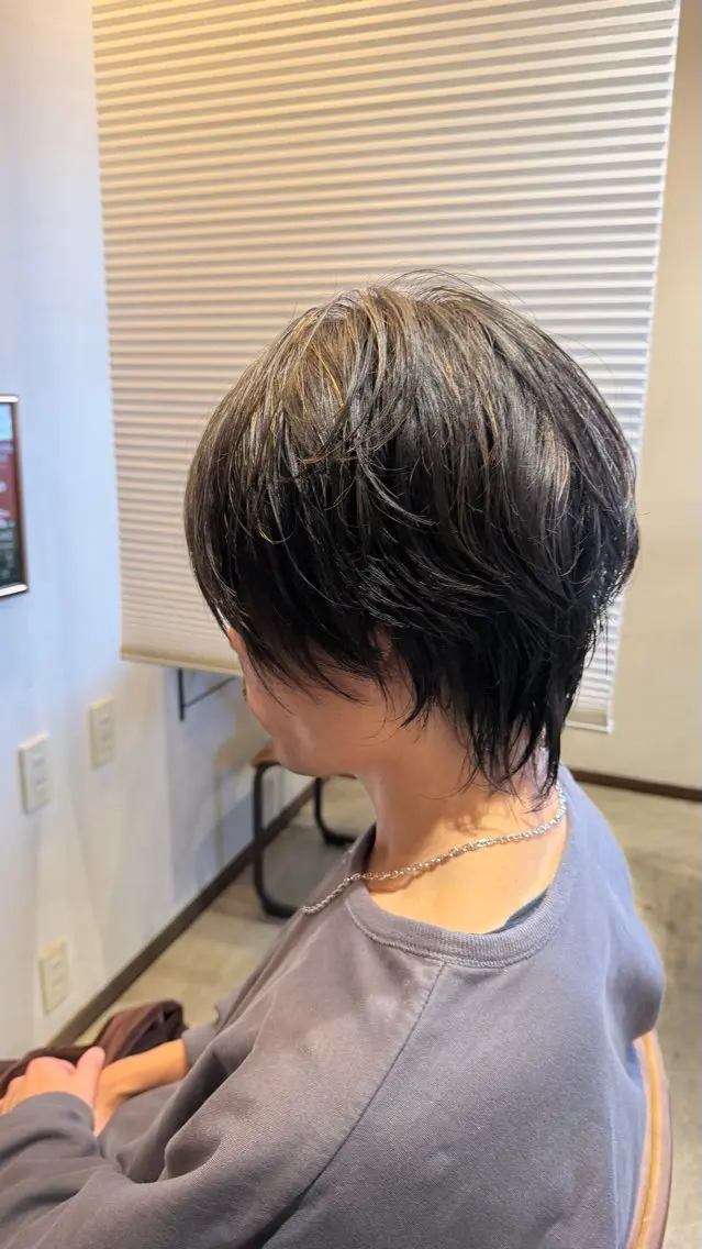 メンズパーマ＋カット＋トリートメントの写真
