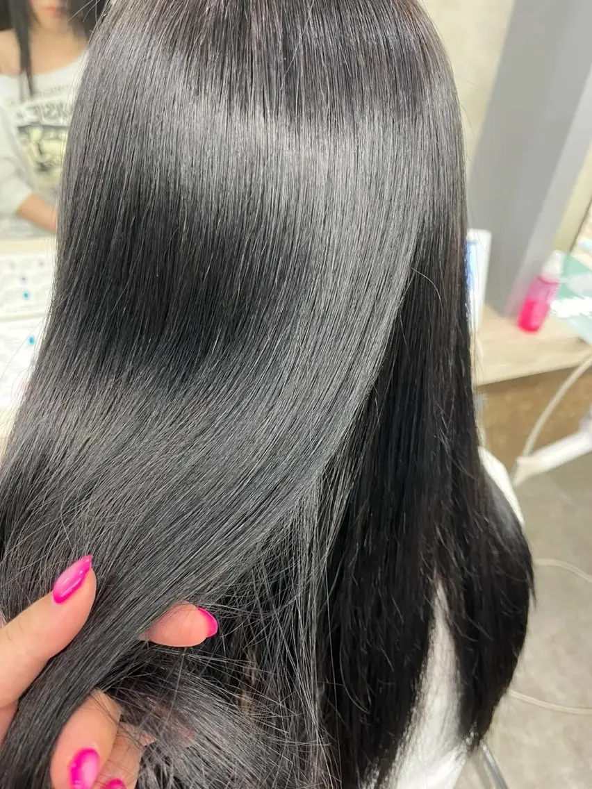 ミディアム カラー 透明感カラー イルミナカラー 多系統似合わせ/ tsuburaのヘアスタイル