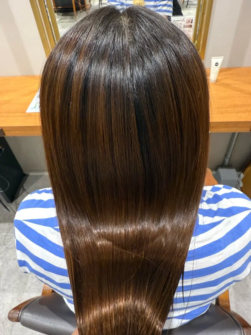 パーマ ストレートパーマ 🫧むとう みずき🫧のヘアスタイル