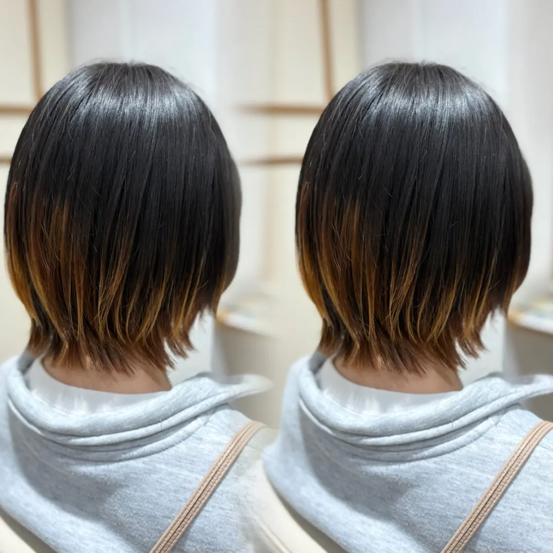 ミディアム レイヤーカット ウルフカット ウルフレイヤー カット Kurumi 🩰カットモデル募集のヘアスタイル