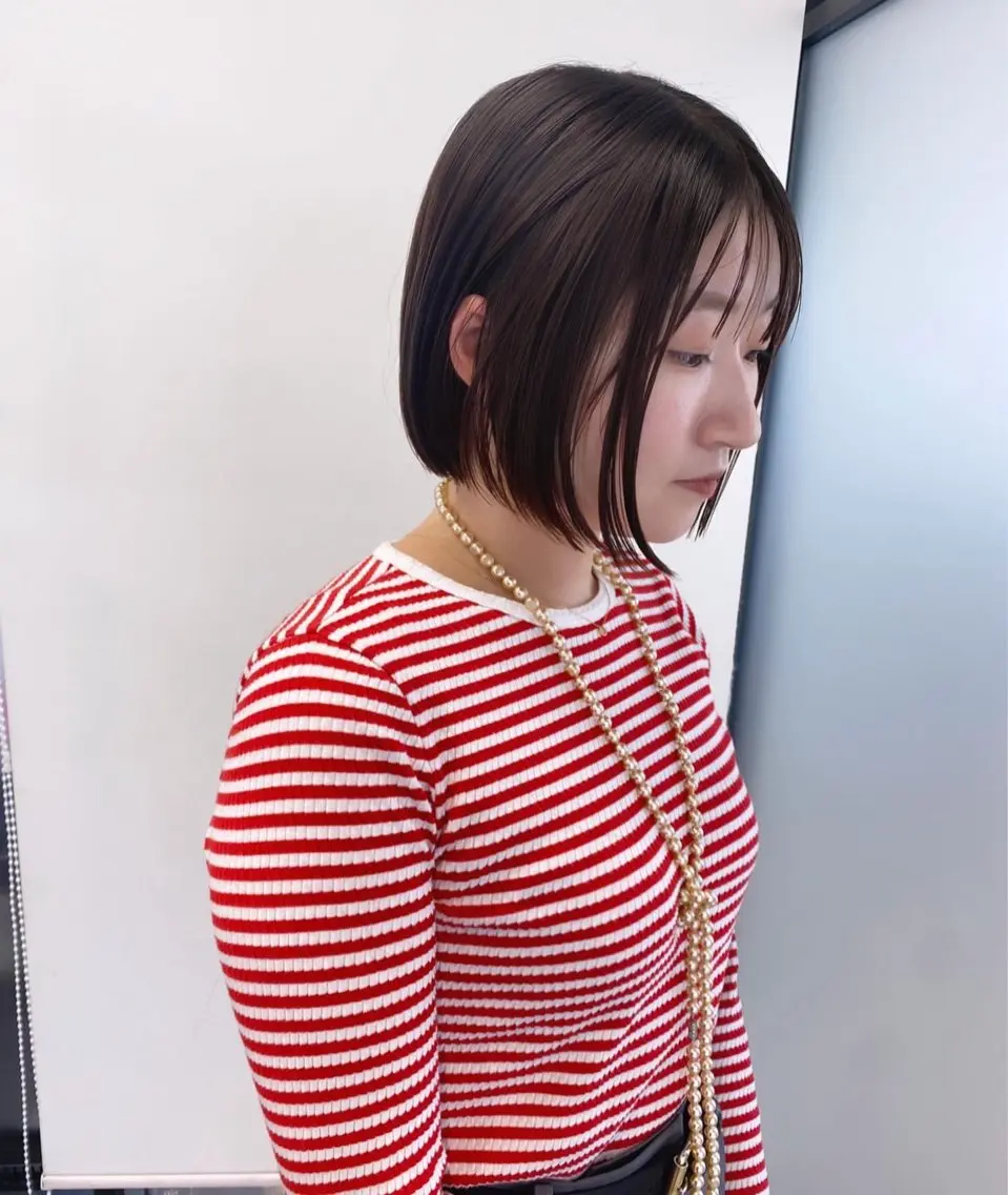 ショート カラー カット ヘアカラー マンツーマン半個室 tamuraのヘアスタイル