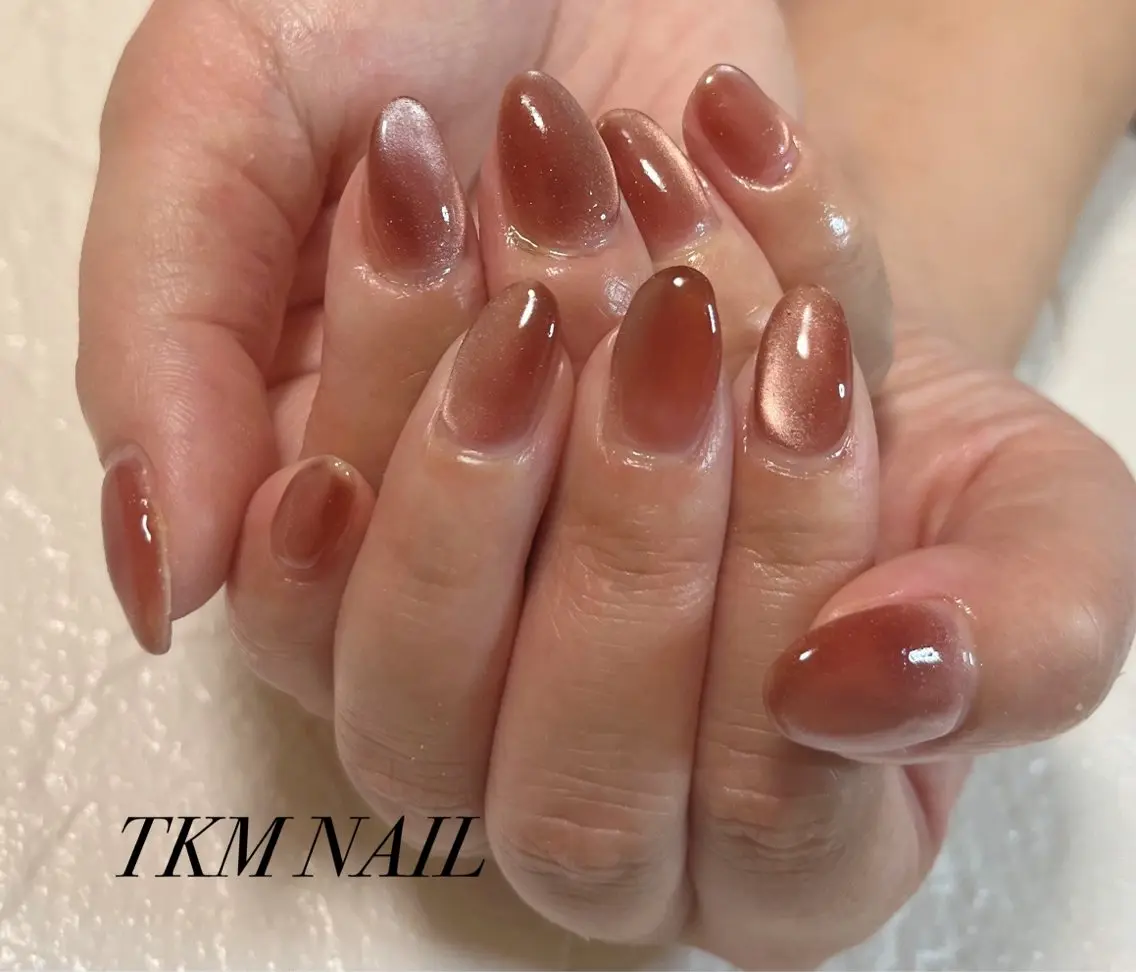 ネイル マグネットネイル シンプルネイル ______ TKM  NAILのネイルデザイン