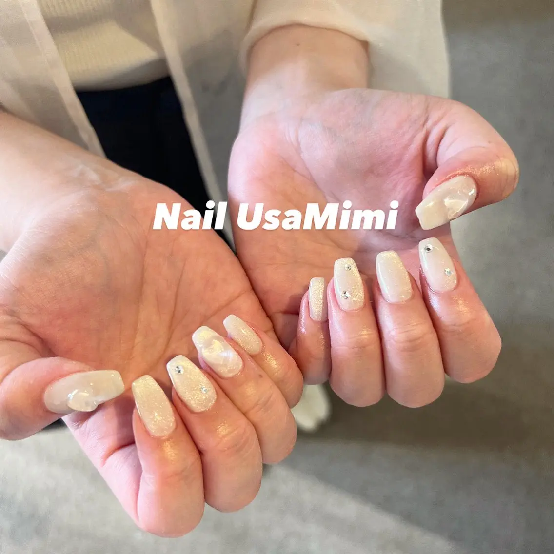 ネイル ジェルネイル 韓国ネイル マグネットネイル 持ち込み ワンカラーネイル 本町NailUsa Mimi RIKOのネイルデザイン
