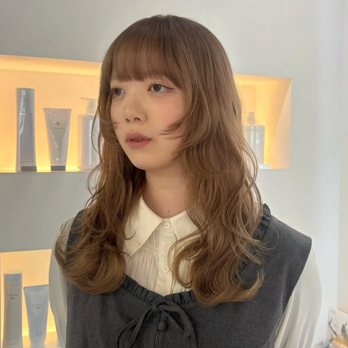 カラー カット ヘアカラー トリートメント 服部 沙弥佳のヘアスタイル