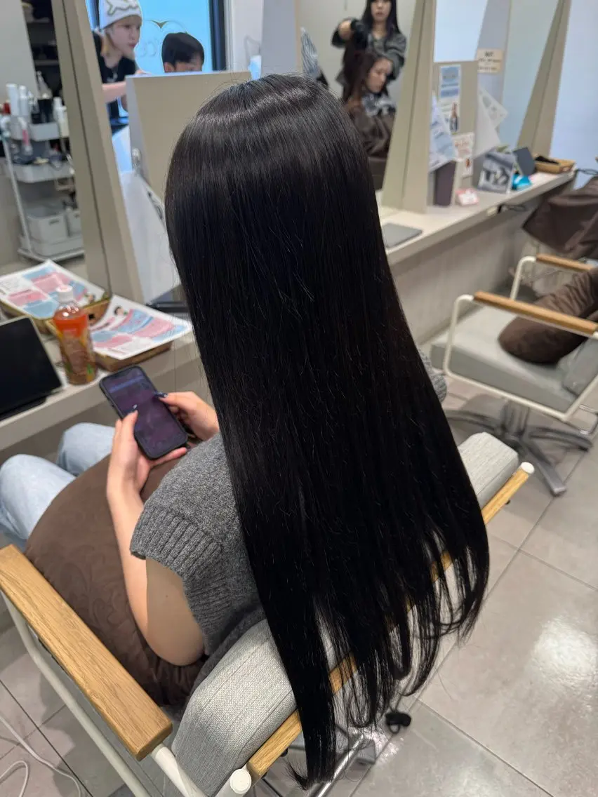 ロング カラー ヘアカラー CRECE💫永尾 胡桃のヘアスタイル