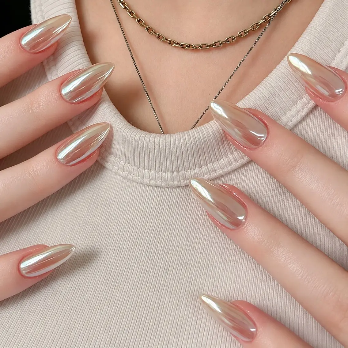 ネイル 長さ出し ロングネイル ハンドネイル ハンドケア NEM.nail studio大国町店のネイルデザイン