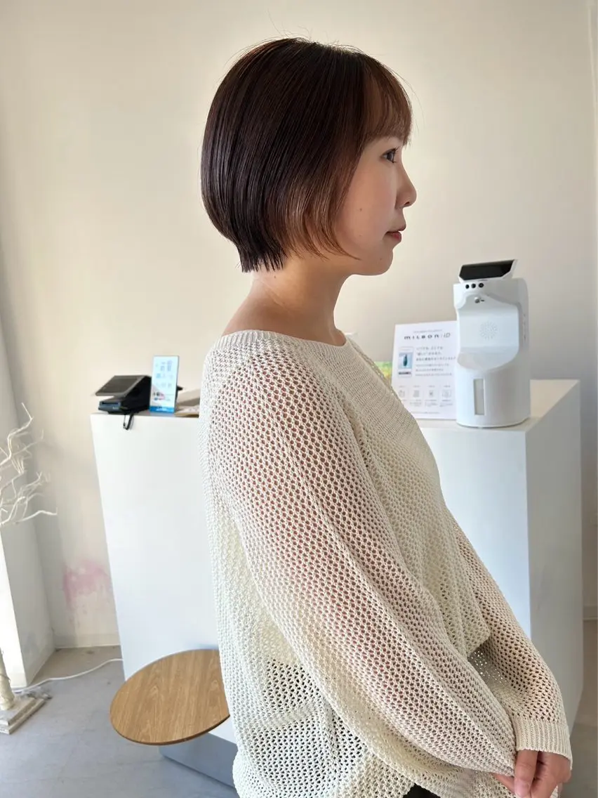 ショート ショートヘア トリートメント けいと髪質改善 全年齢リピート多数のヘアスタイル