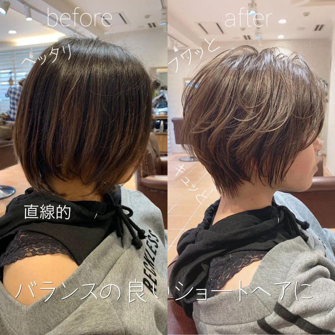 ショート カット ヘアカラー トリートメント 高橋 一矢のヘアスタイル