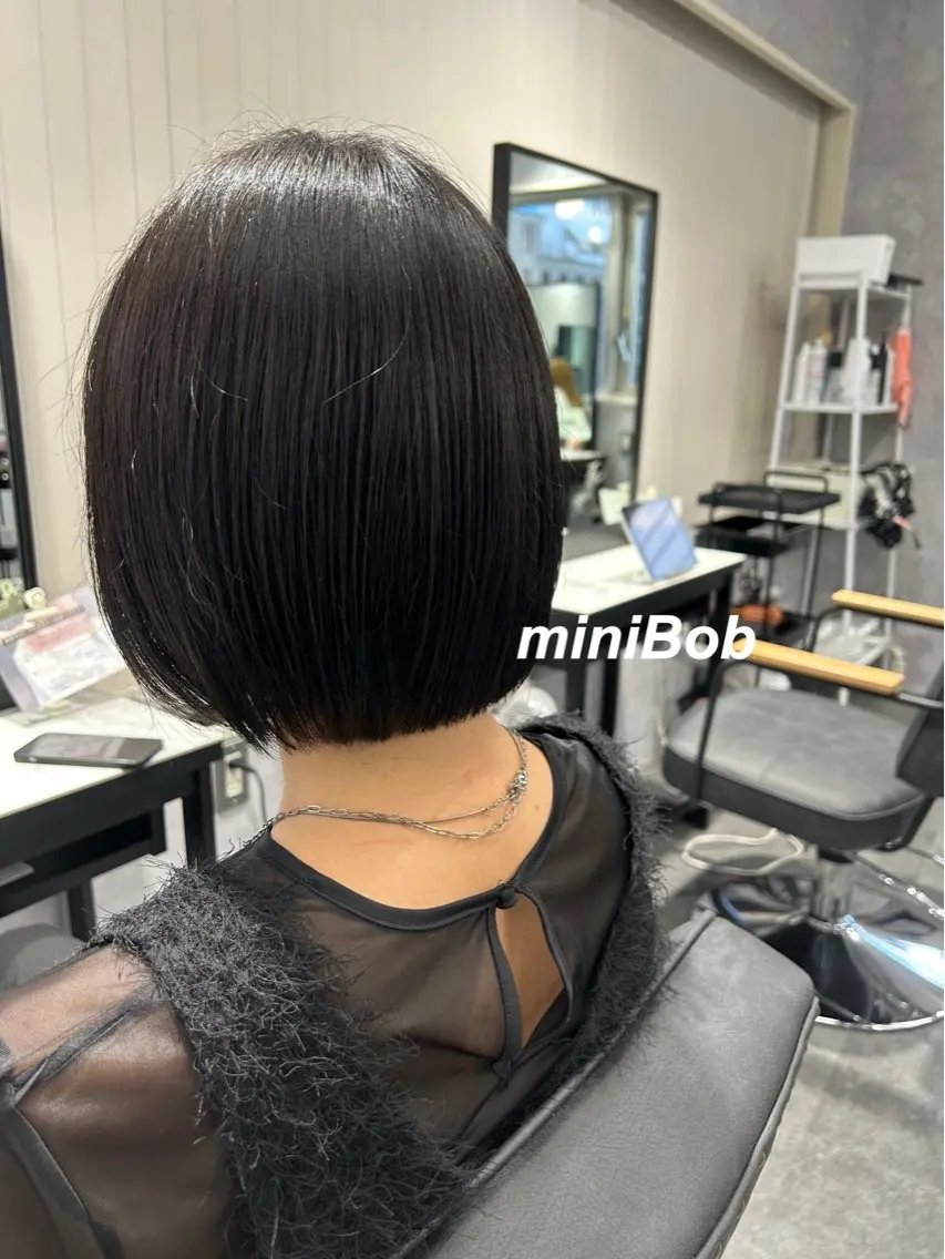 ショート ボブ プルエクステ/インナ ーカラー🦊はるなのヘアスタイル