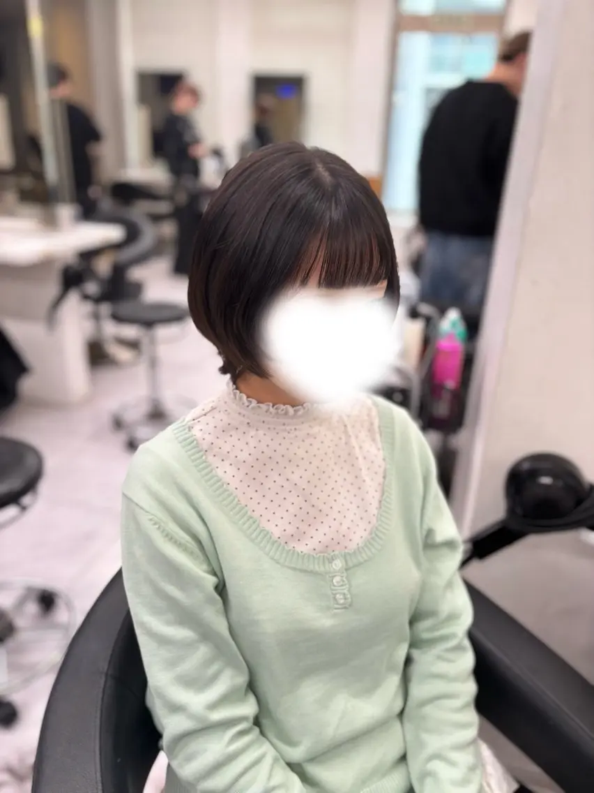 ショート カット トリートメント ヘッドスパ y2k✩︎⡱レイヤー ウルフ/オリーブ🍀のヘアスタイル